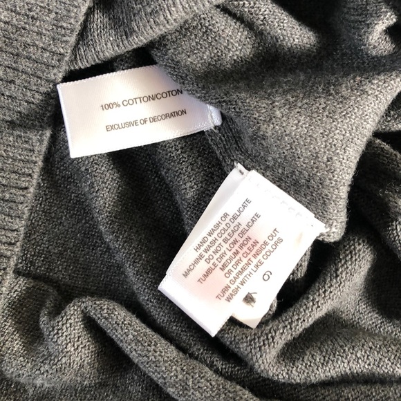 NWT Cutter & Buck Charcoal Scoop Neck Sweater - Picture 7 of 7
